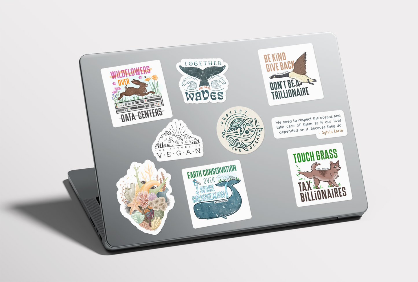 Be Kind, Don't be a Trillionaire Sticker