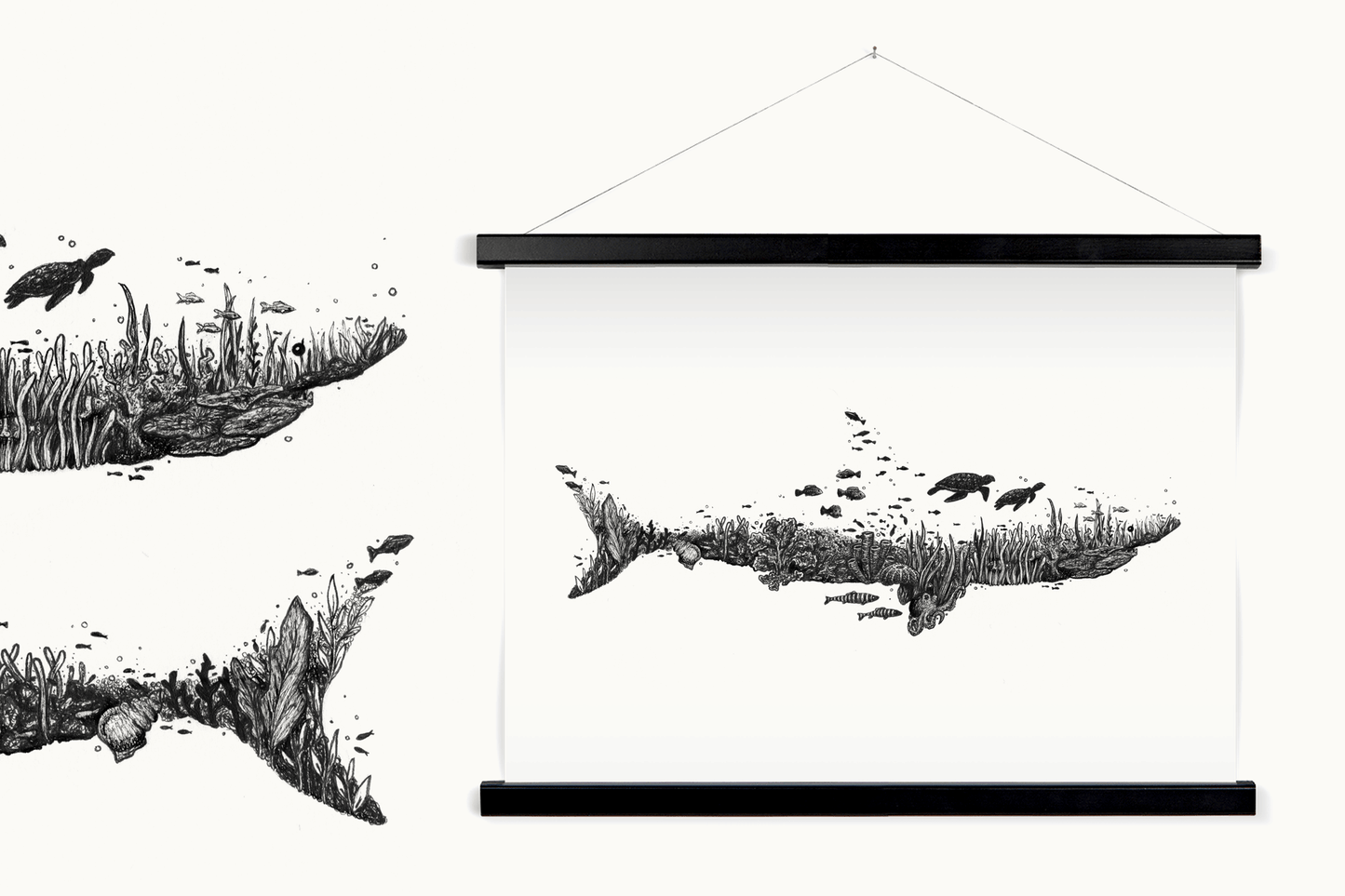 Styngvi A4 Print Coral Shark - Limited edition A4 print