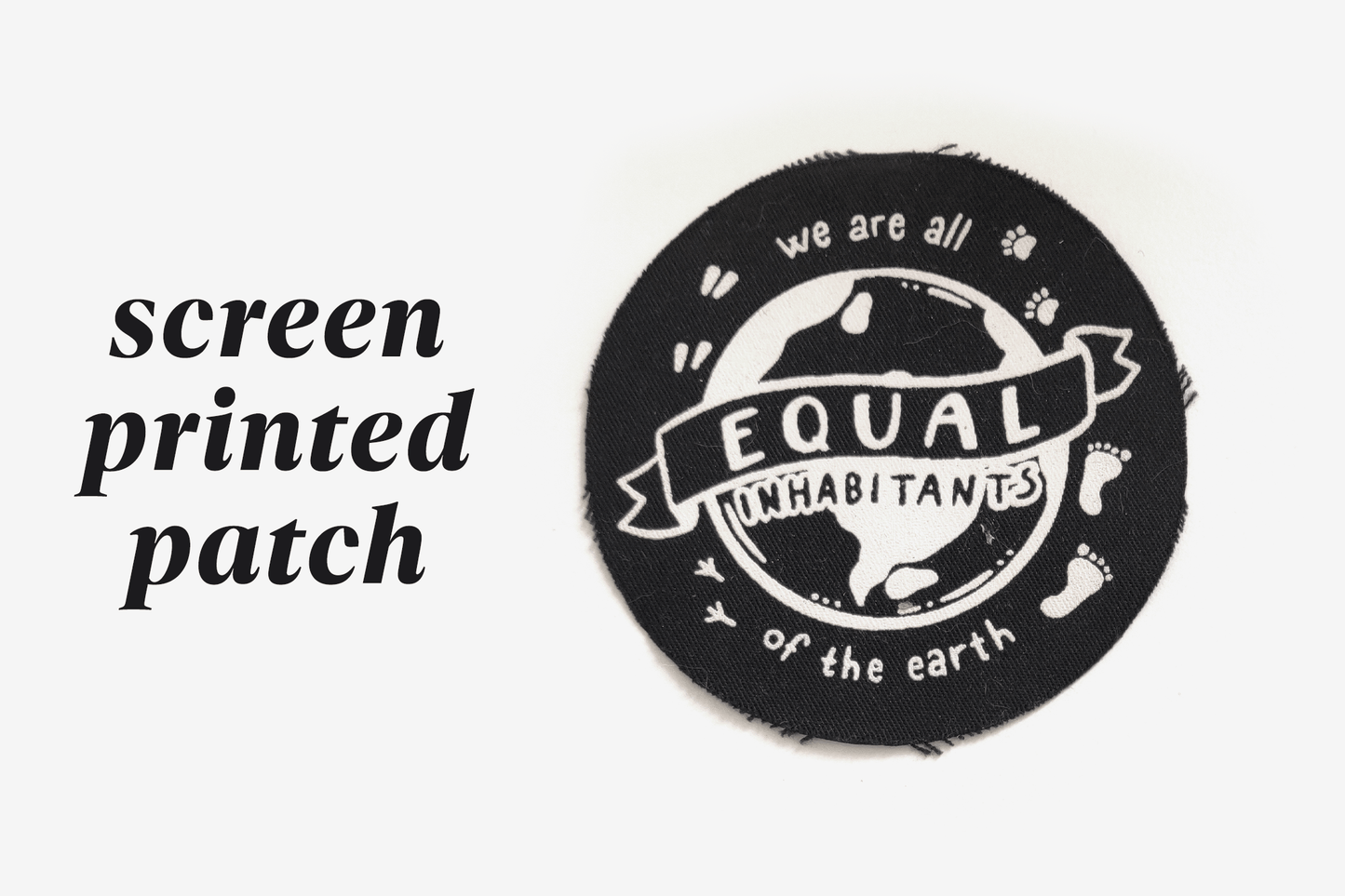 Styngvi Equal Inhabitants - Vegan Patch