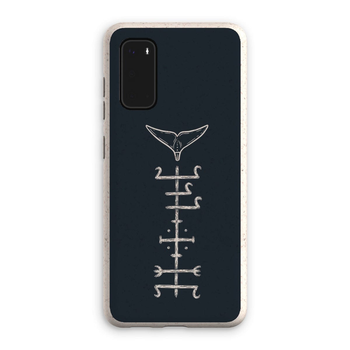 Prodigi Phone & Tablet Cases Samsung Galaxy S20 / Matte Minimal Whale Stave - Eco Phone Case