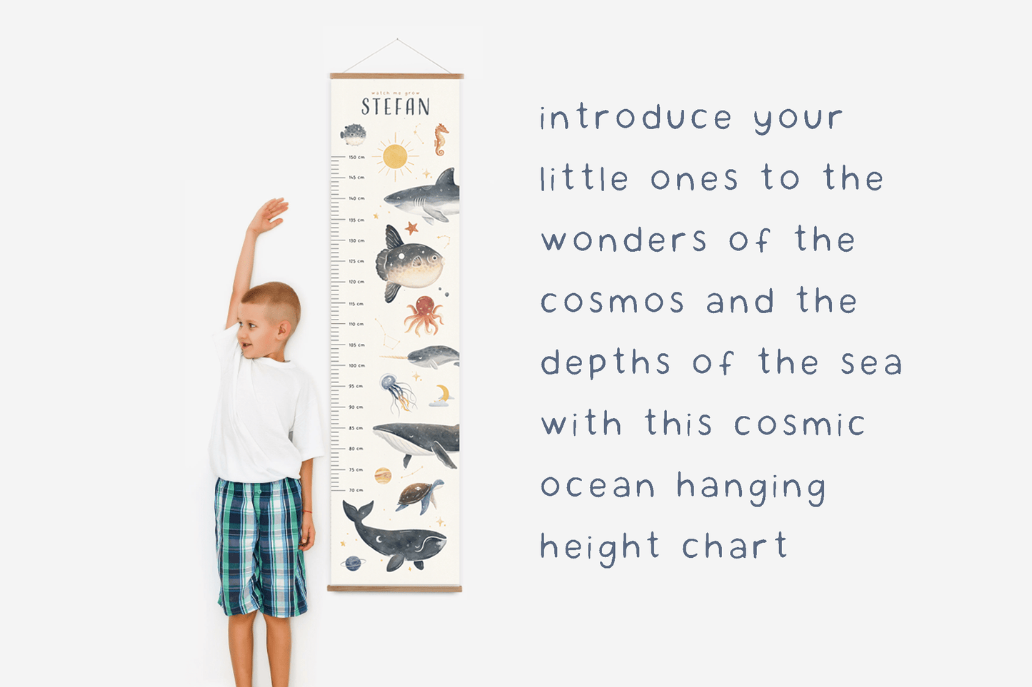 Styngvi Cosmic Ocean Height Chart - Customizable