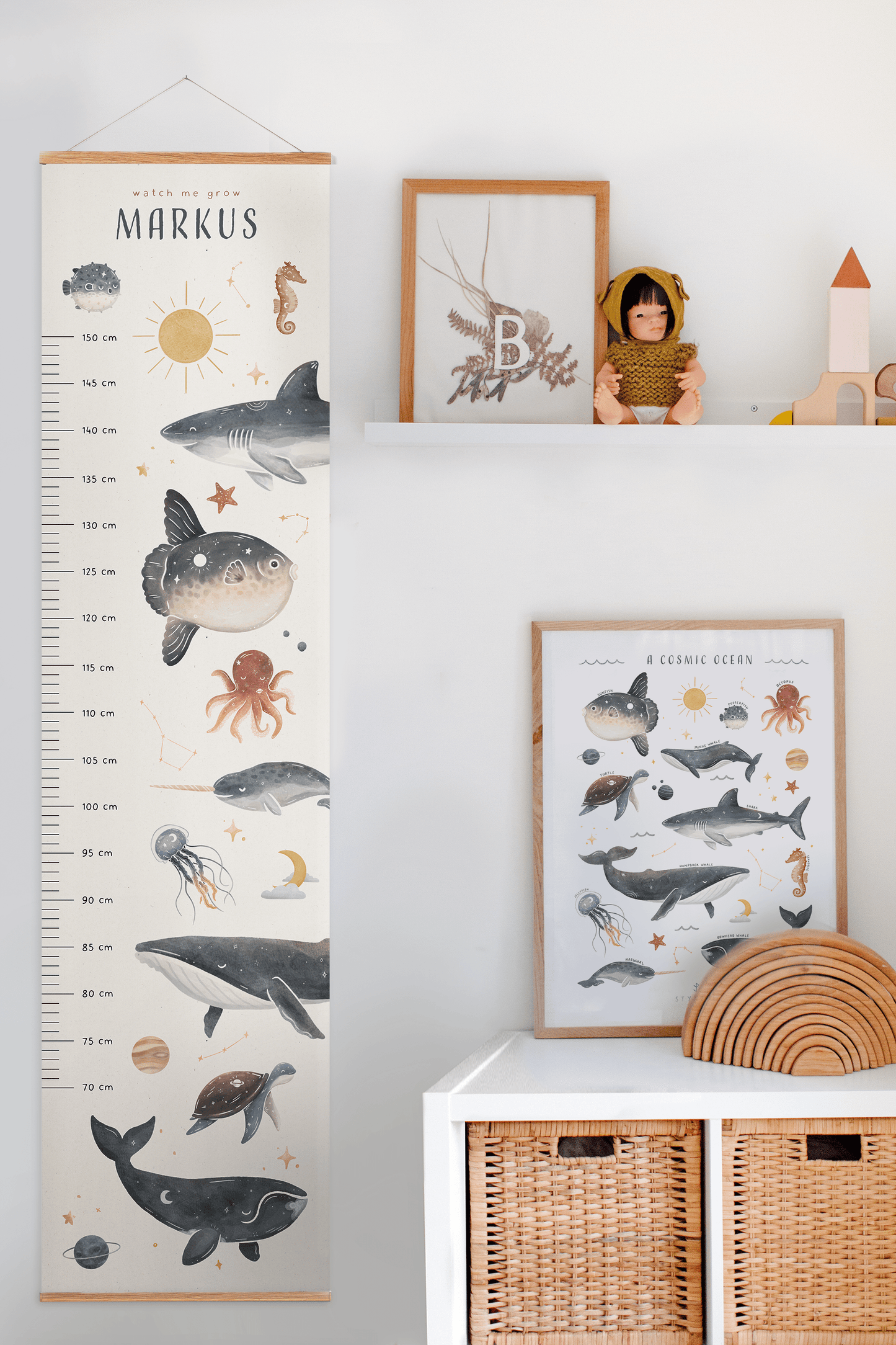 Styngvi Cosmic Ocean Height Chart - Customizable