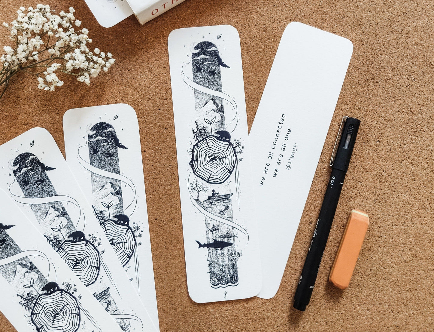 Styngvi A4 Print Earth Bookmark