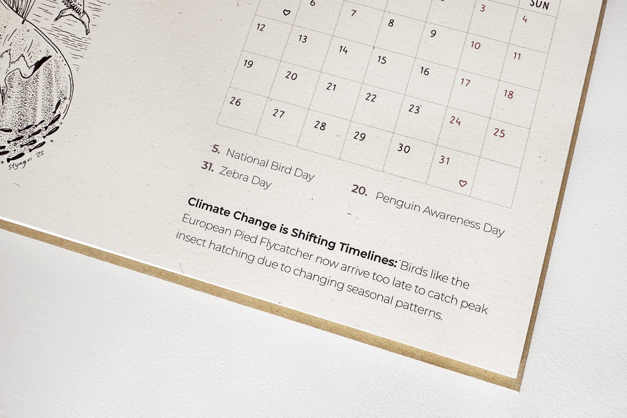 2026 Nature Conservation Calendar