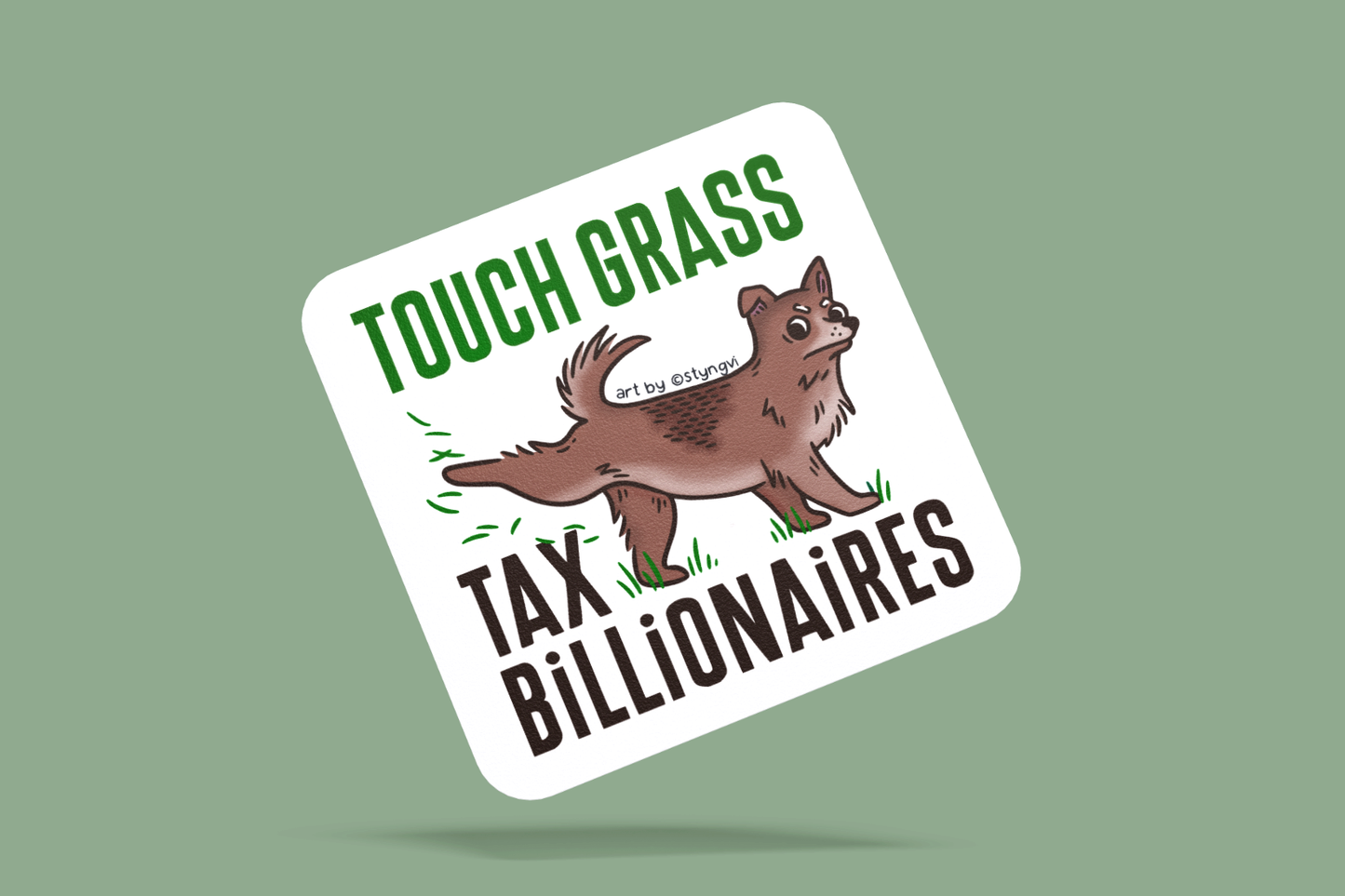 Tax Billionaires Sticker