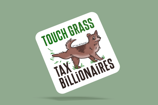 Tax Billionaires Sticker