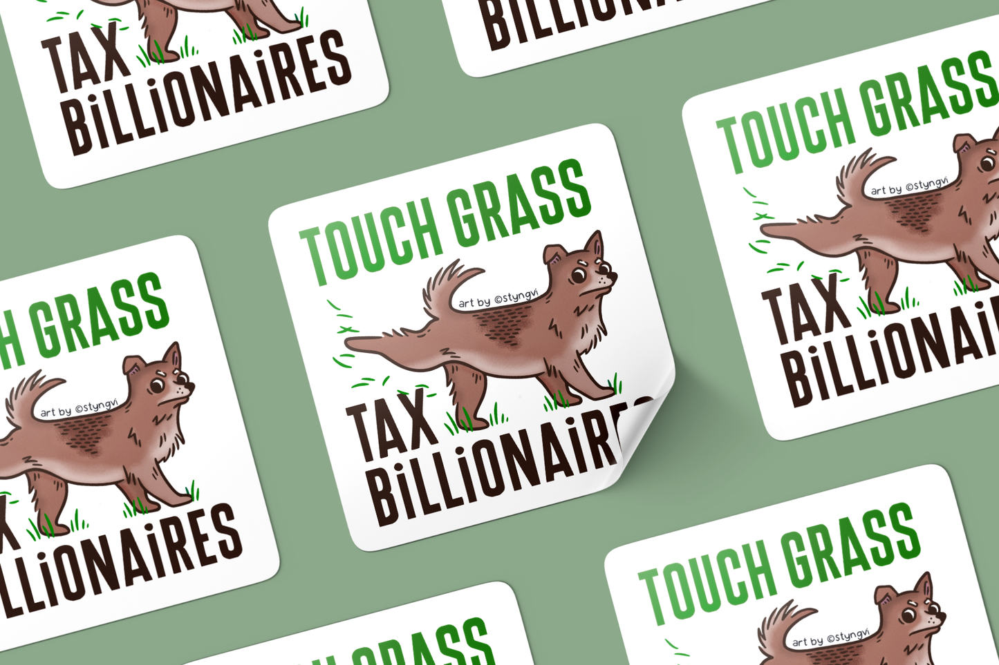 Tax Billionaires Sticker