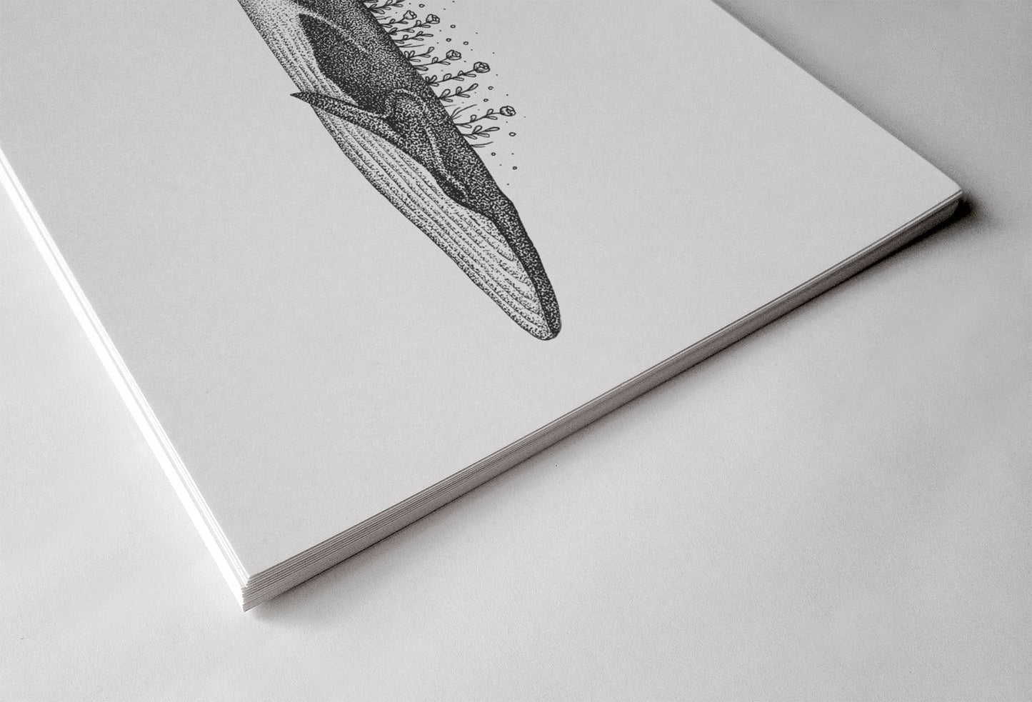 Fin Whale Tribute - A6 Postcard