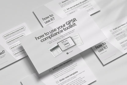 GPSR Compliance Toolkit for Small Creative Businesses