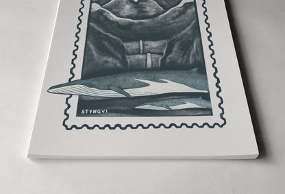 Iceland Stamp - A6 Postcard