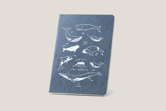 Protect The Whales - Eco Notebook