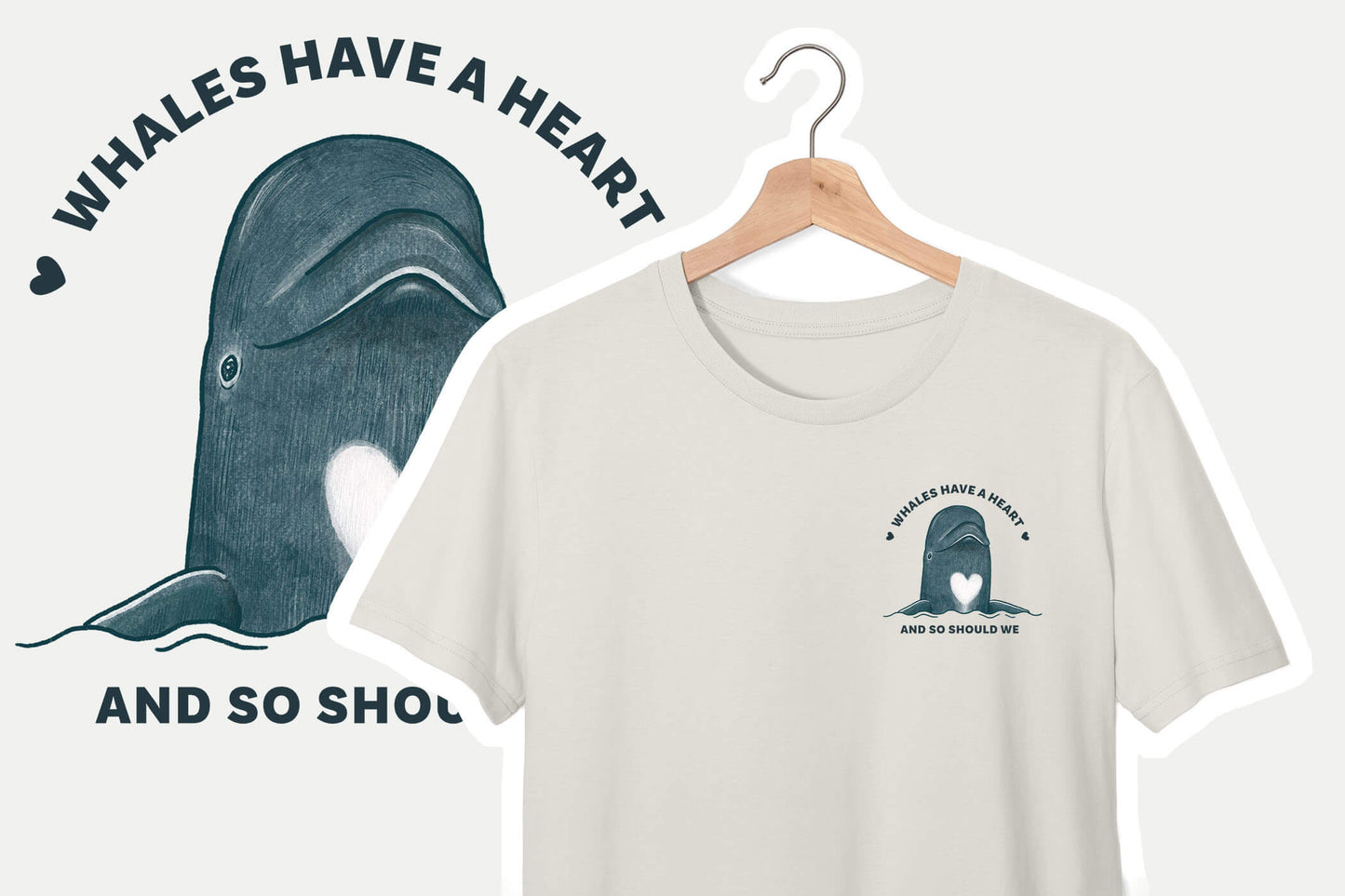 Whales Have a Heart - Unisex Tee