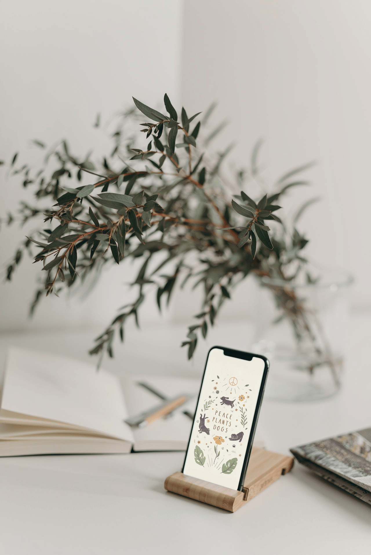 Styngvi Peace, Plants, Dogs - Mobile Wallpaper