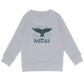 TPOP premium Heather grey / 4-6 Together We Make Waves - Kids Crewneck
