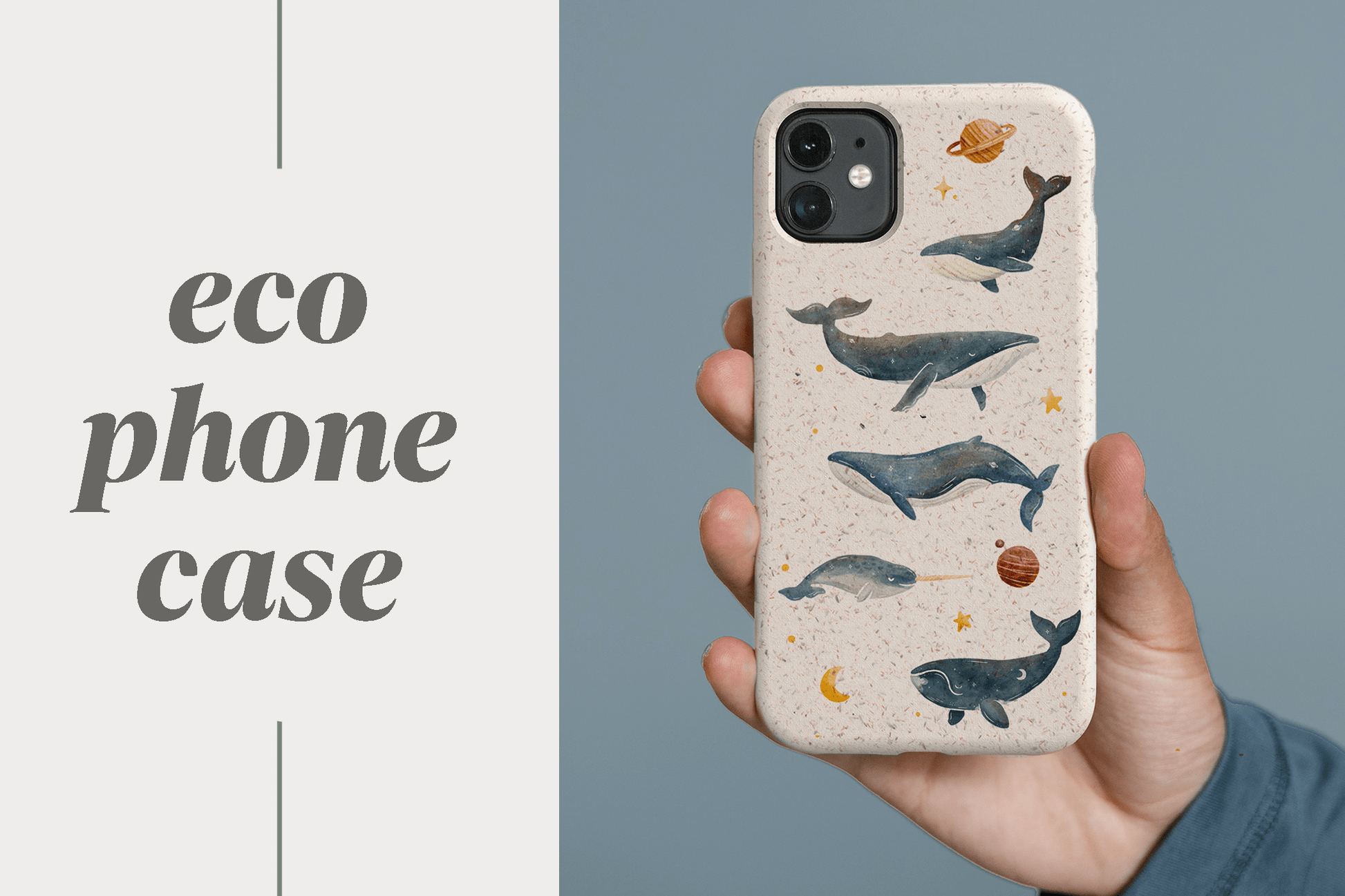Prodigi Phone & Tablet Cases Cosmic Whales - Eco Phone Case