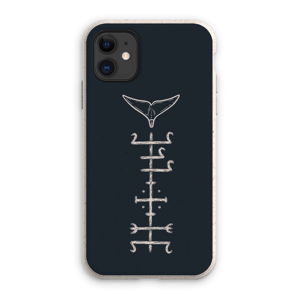 Prodigi Phone & Tablet Cases iPhone 11 / Matte Minimal Whale Stave - Eco Phone Case