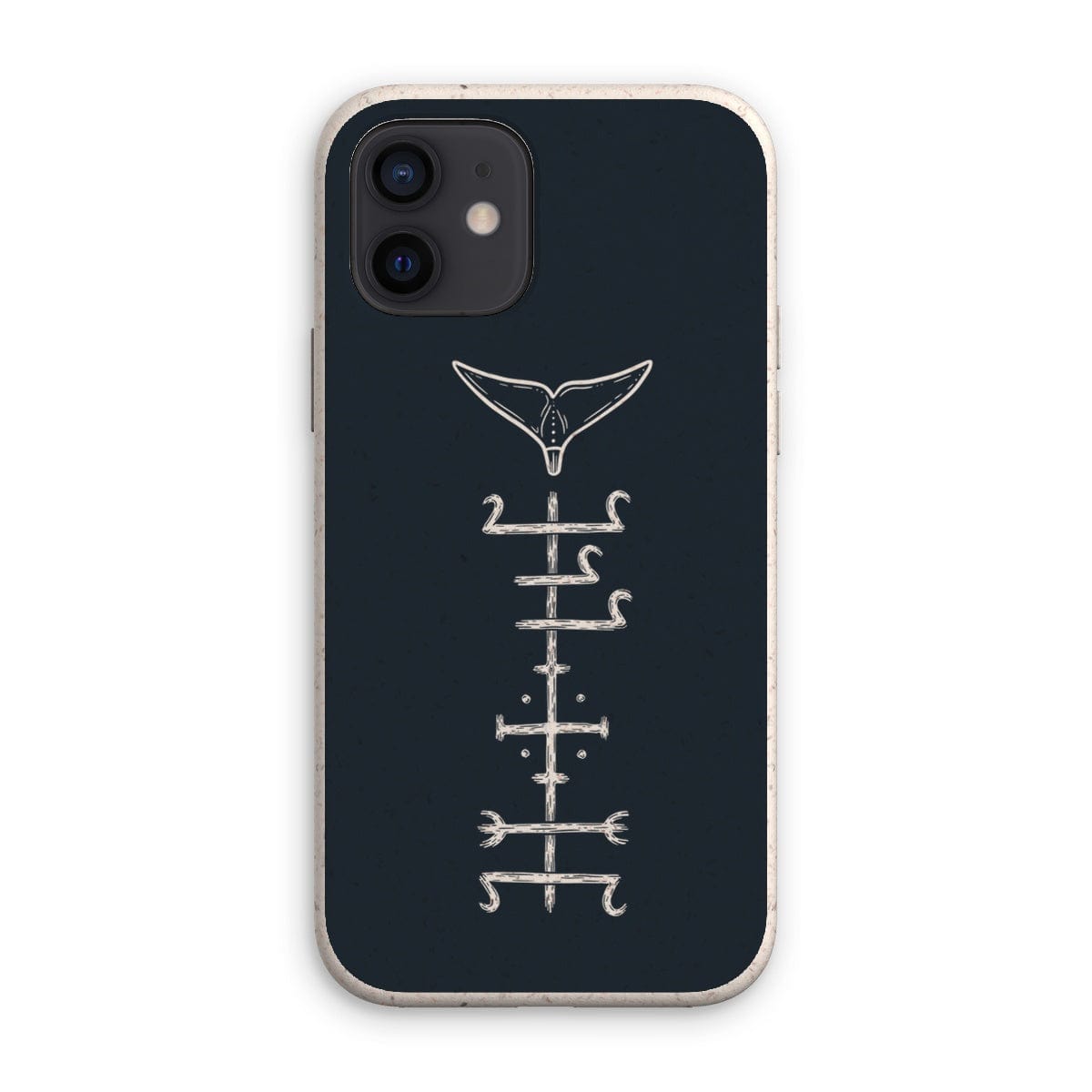 Prodigi Phone & Tablet Cases iPhone 12 / Matte Minimal Whale Stave - Eco Phone Case