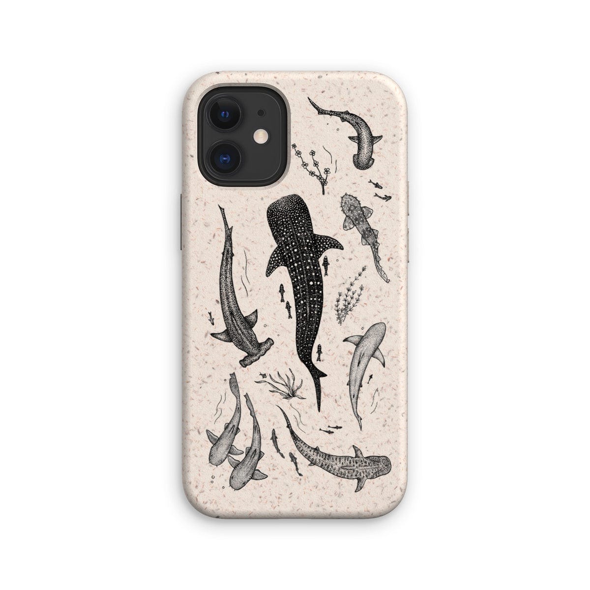 Prodigi Phone & Tablet Cases iPhone 12 Mini / Matte Sharks Eco Phone Case