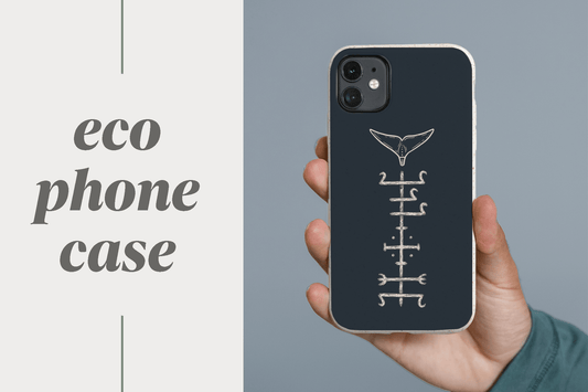 Prodigi Phone & Tablet Cases Minimal Whale Stave - Eco Phone Case