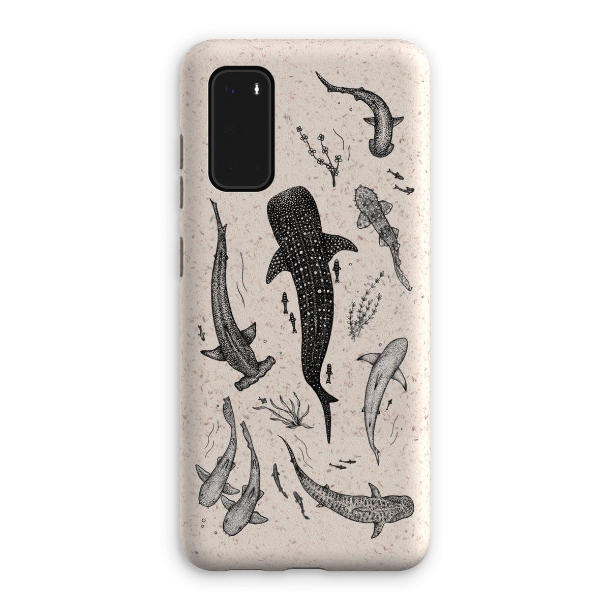 Prodigi Phone & Tablet Cases Samsung Galaxy S20 / Matte Sharks Eco Phone Case