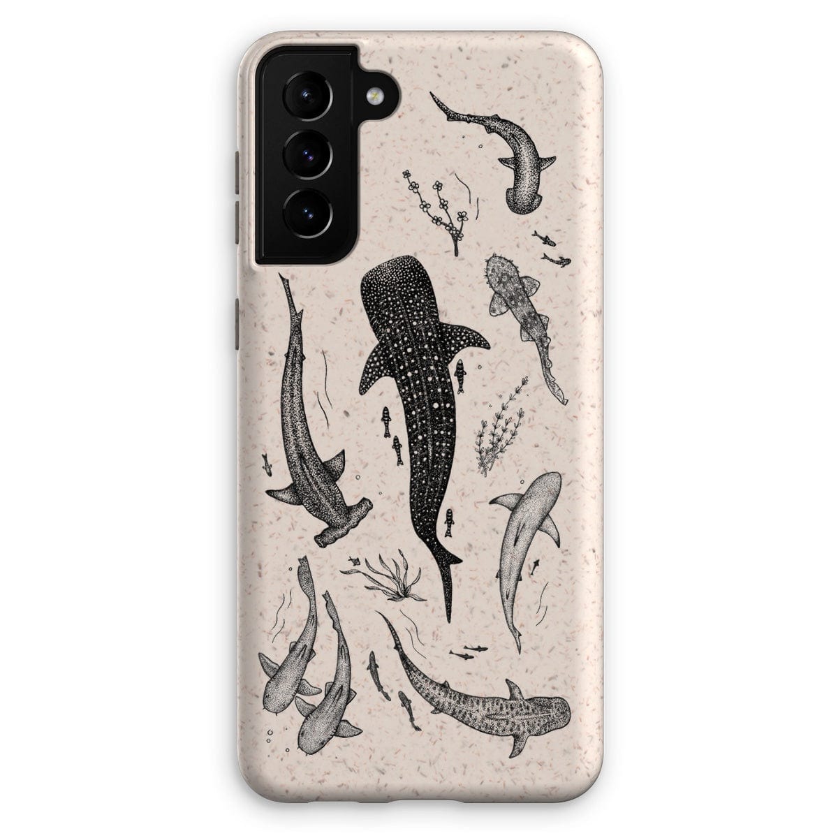 Prodigi Phone & Tablet Cases Samsung Galaxy S21 Plus / Matte Sharks Eco Phone Case